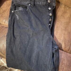 Old Navy Black Slouchy Jeans